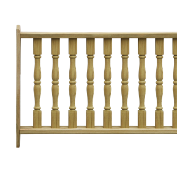 Wood Traditional Spindle Railing
