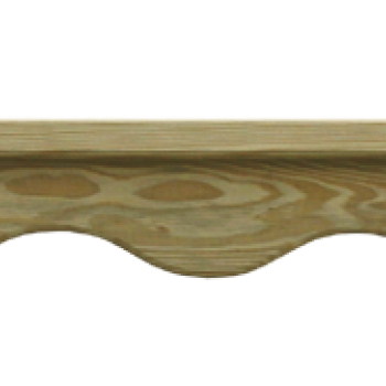 Wood Scalloped Faceboard