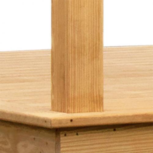 wood pergola traditional post base